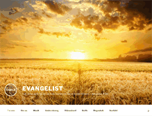 Tablet Screenshot of evangelist.dk